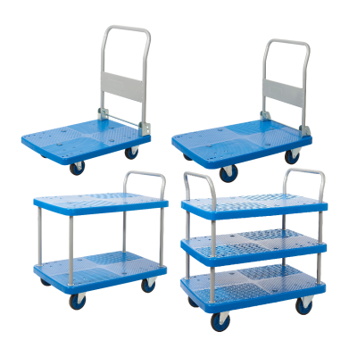 ProPlaz Blue Platform Truck/Trolley - All Sizes