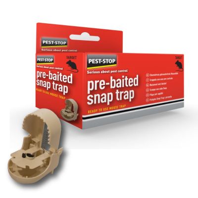 Pest-Stop Pre-Baited Snap Trap Single Boxed