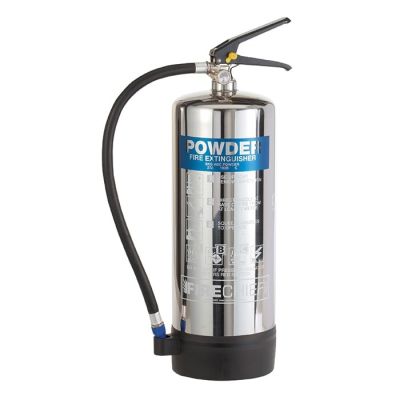 Firechief ELITE 6kg Powder Stainless Steel Extinguisher (PXP6)
