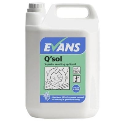 Evans Q-Sol Superior Washing Up Liquid - 5 Litre