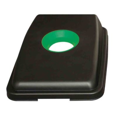 Black and Green Cans / Bottles Lid for the 60L Grey Recycling Bin