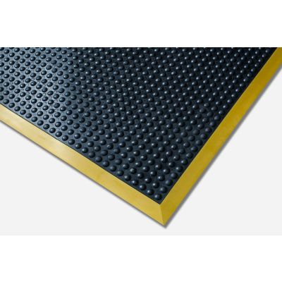 Ergotred Safety Mat in Black and Yellow 90cm x 120cm