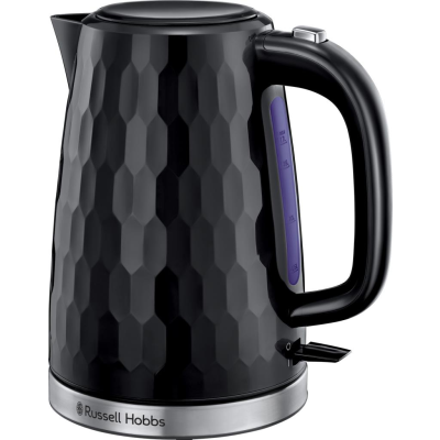 Russell Hobbs 1.7 Litre Honeycomb Kettle Black