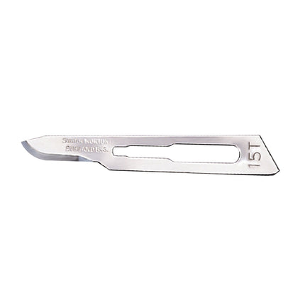 Scalpel Blades - Red, Sterile, Carbon Steel No. 15T Blue (0292) 
