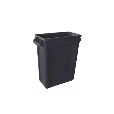 87L Slim Bin Recycling Bin with Vent (Black)