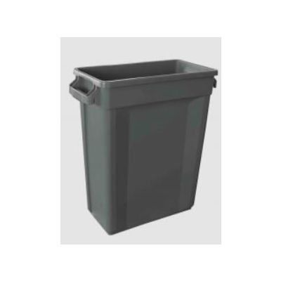 60L Slim Bin Recycling Bin with Vent (Grey)