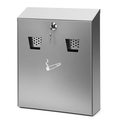 Trojan Wall Mounted Ashbin Stainless Steel