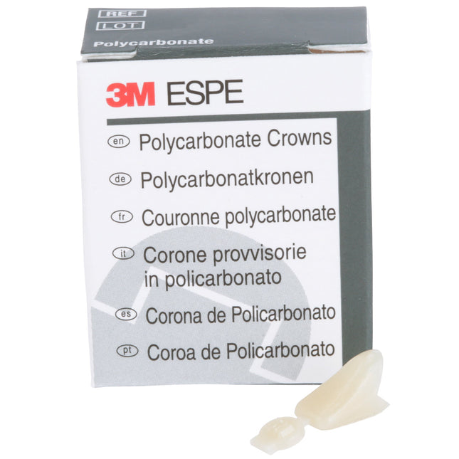 Polycarbonate Crowns Centrals Upper Left 102 