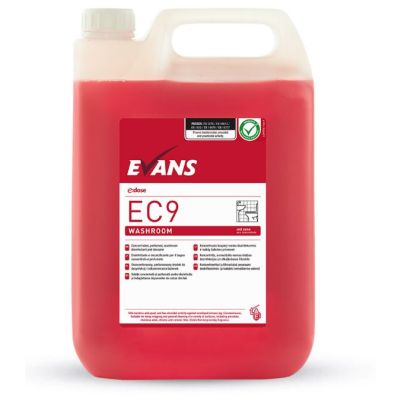 Evans EC9 Concentrated Washroom Cleaner and Descaler 5L