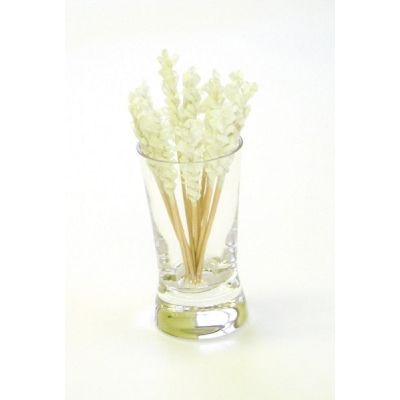Paper Frilled 100mm Cocktail Picks in White (Box of 1000)