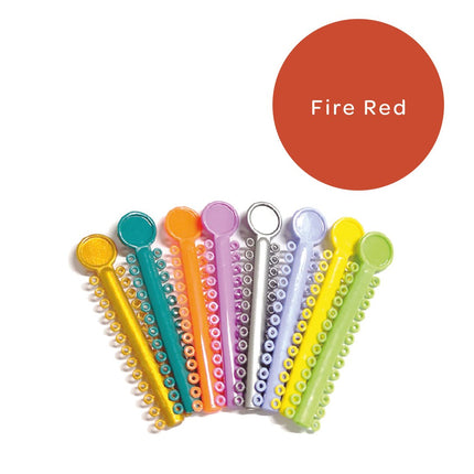 Elastomeric Ligatures Regular Fire Red 