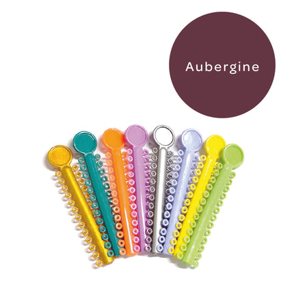 Elastomeric Ligatures Regular Aubergine 