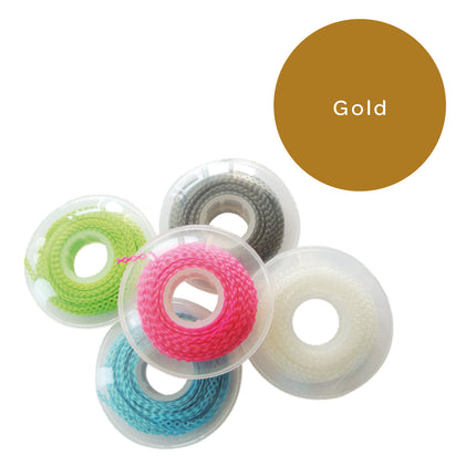 Elastomeric Chain Short Gold 