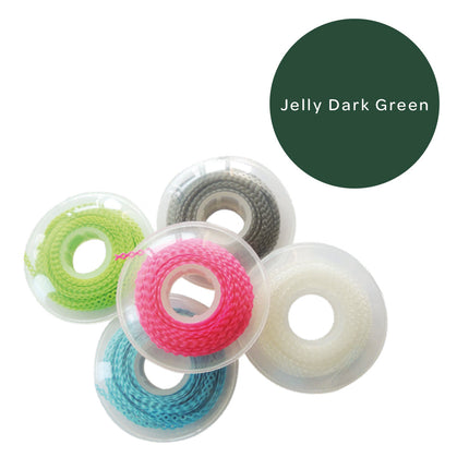 Elastomeric Chain Short Jelly  Dark Green 