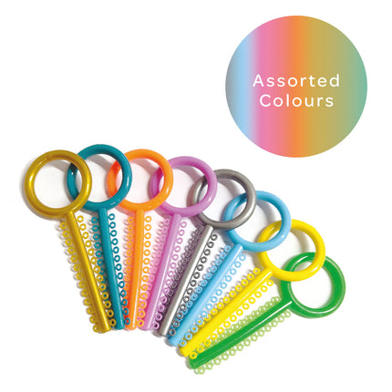 Elastomeric Ligatures Key Shape Assorted 