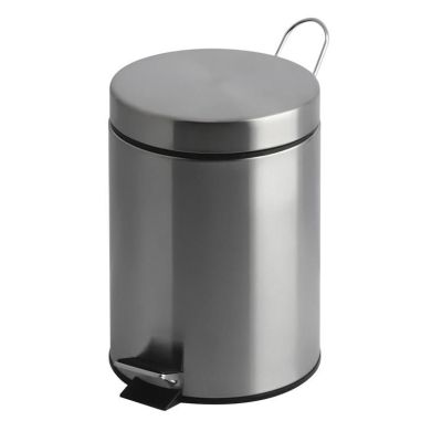 Trojan 3 Litre Pedal Bin in Stainless Steel