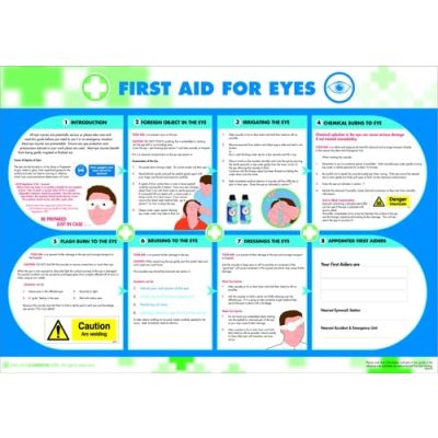 First Aid for Eyes Poster (420 x 590mm)