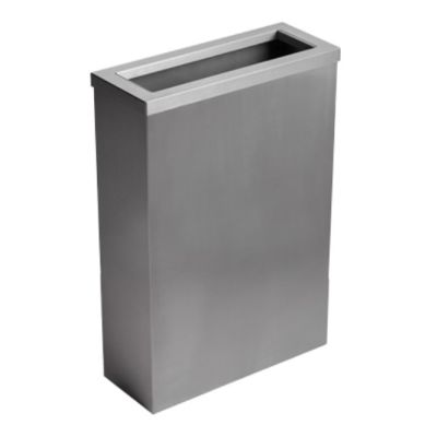 Opal Brushed Stainless 30L Waste Bin - Chute Lid