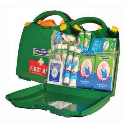 Wallace Cameron HSE First Aid Green Box Dispenser - 20 Person